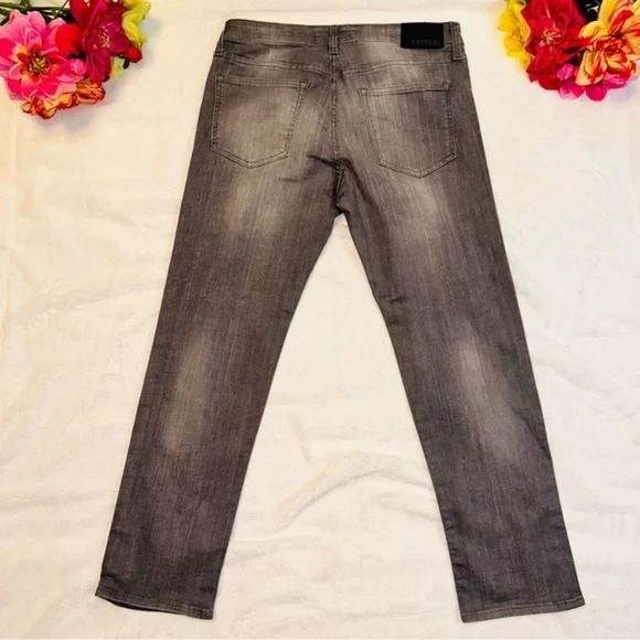 Men’s Express gray denim jeans